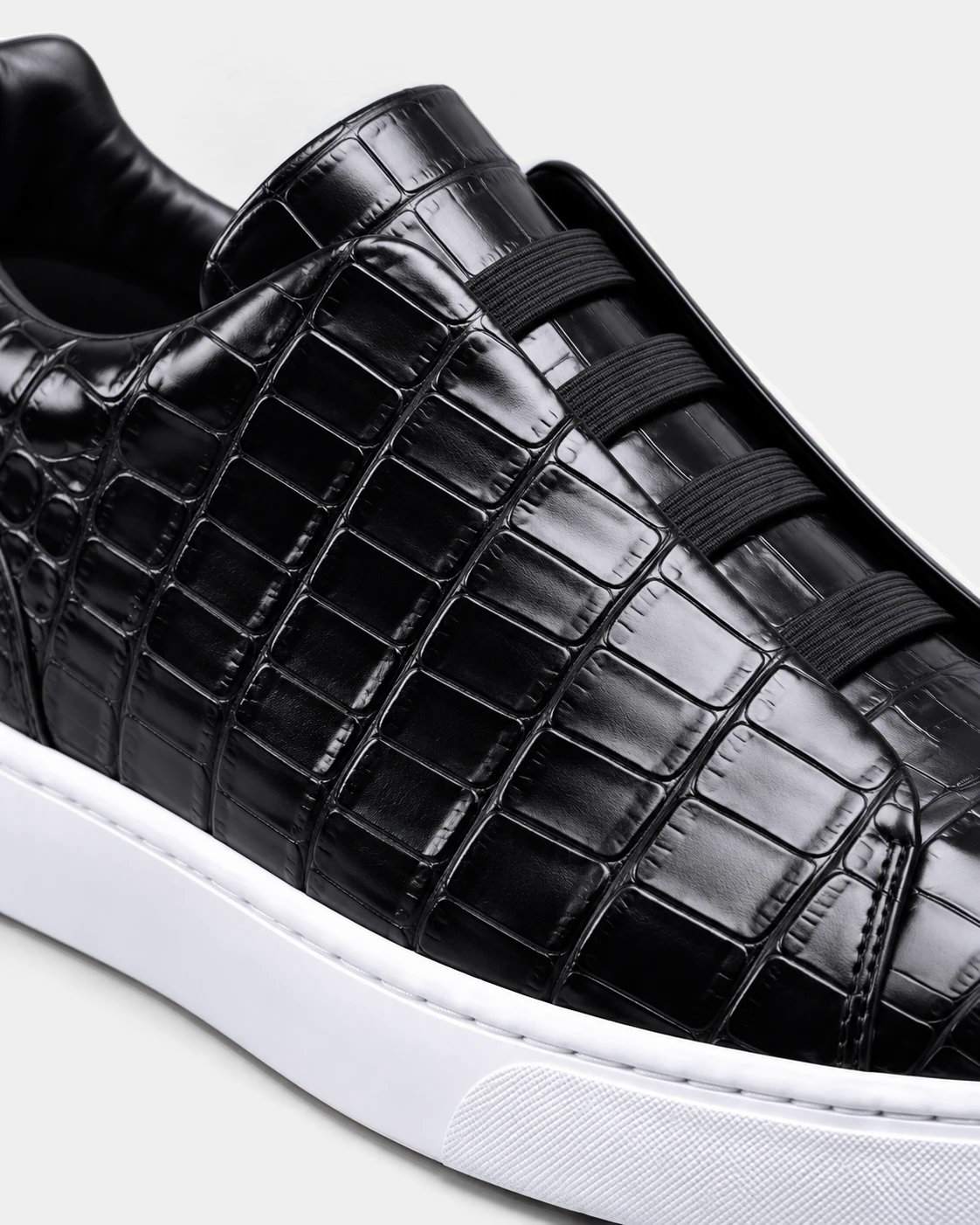 Black Praiano Crocodile