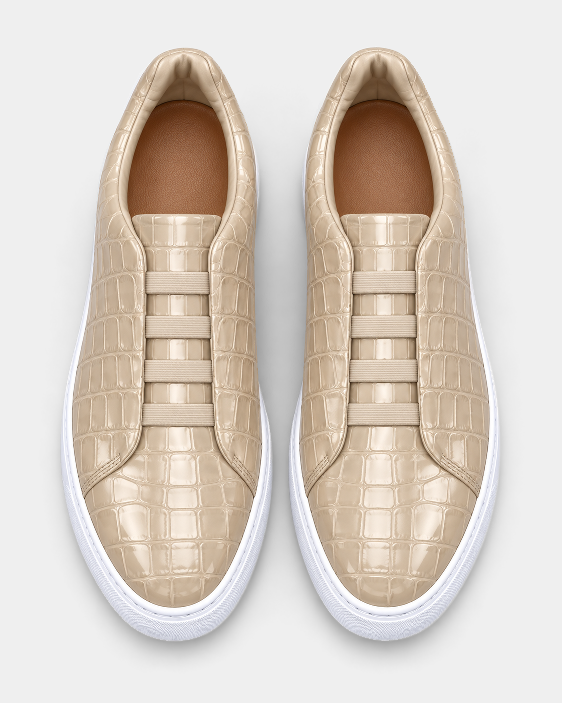 Beige Praiano Crocodile