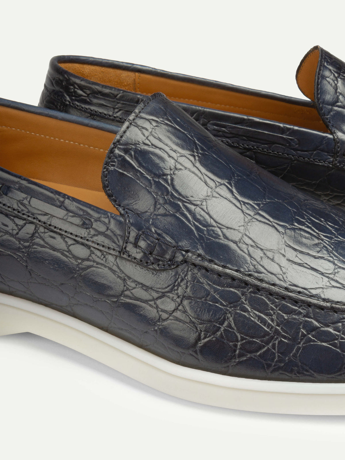 Navy Marina Loafers