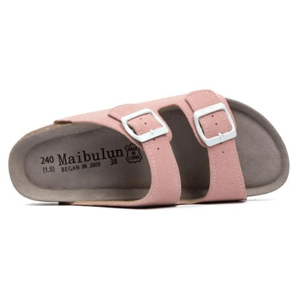 Maibulun Suede Sandals - Pink