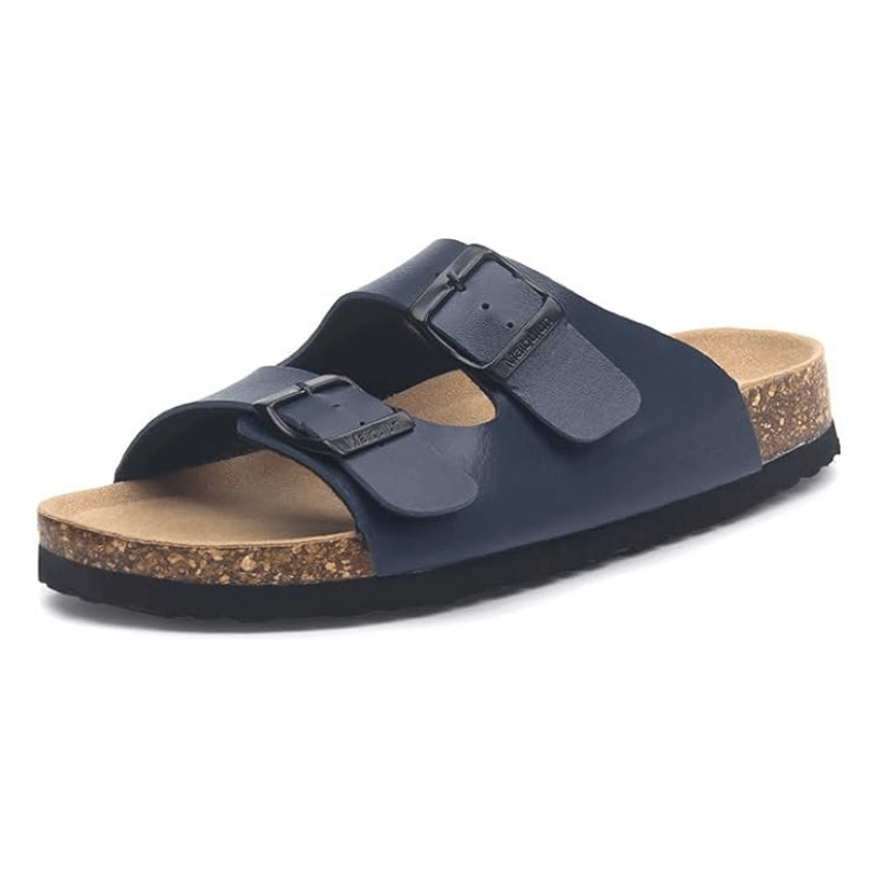 Maibulun Leather Sandals - Blue