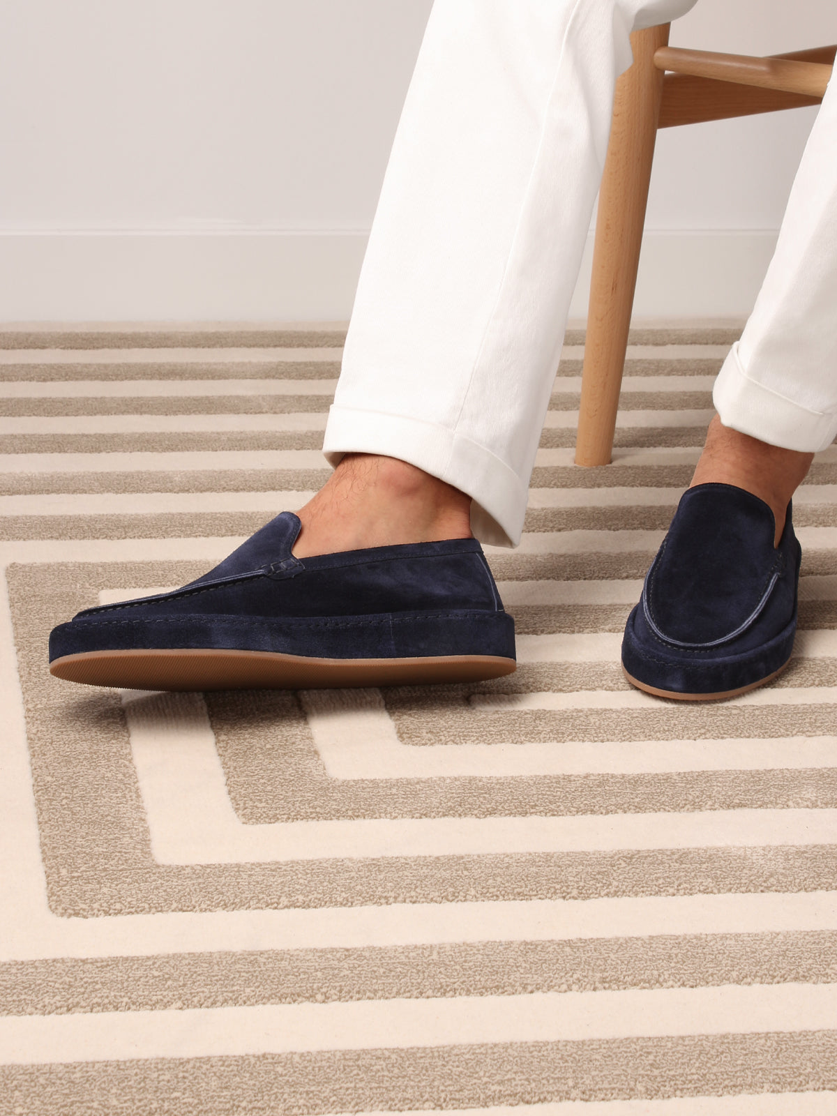 Navy Nomade Loafer