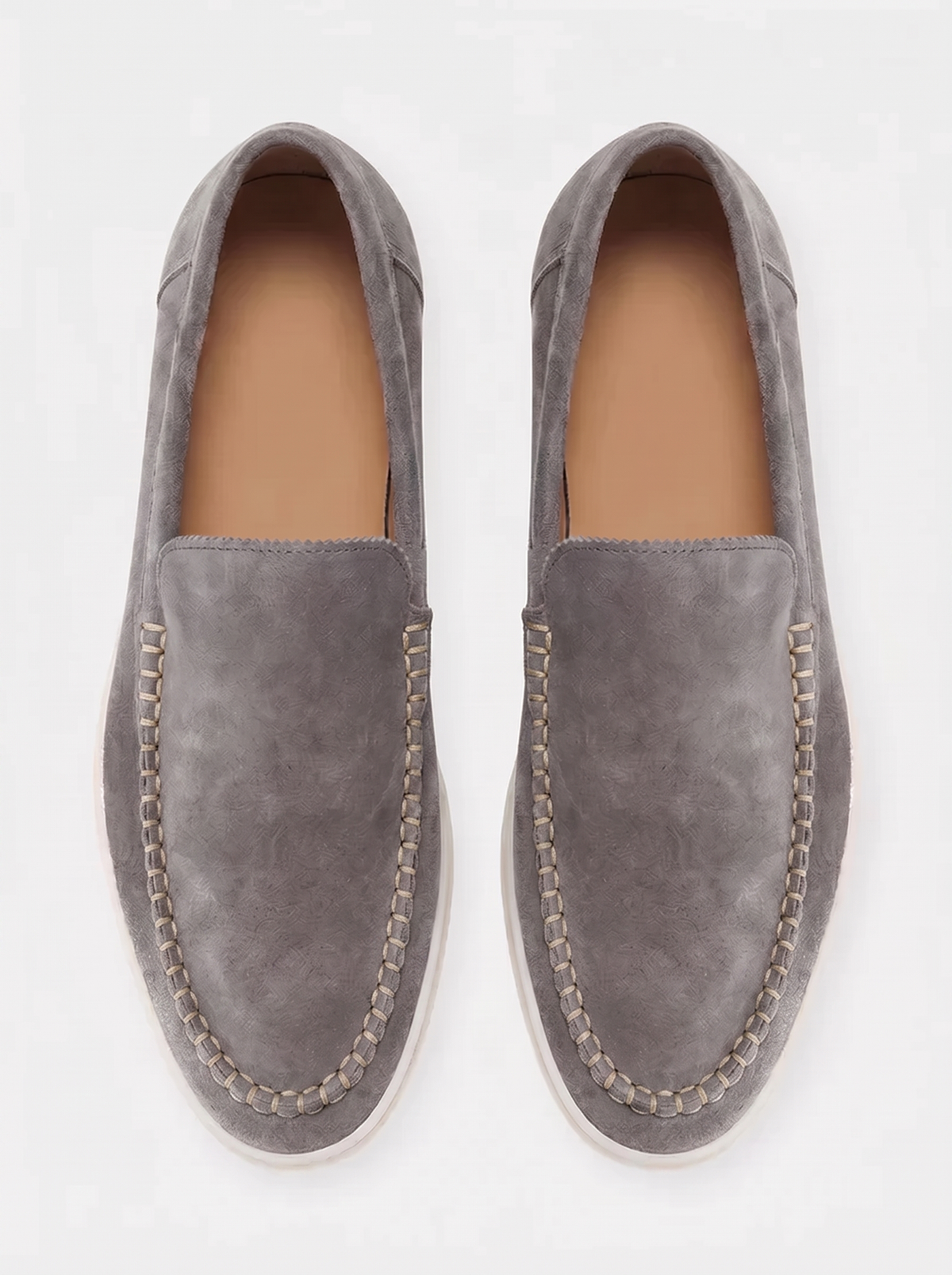 Grey Venetto Loafers