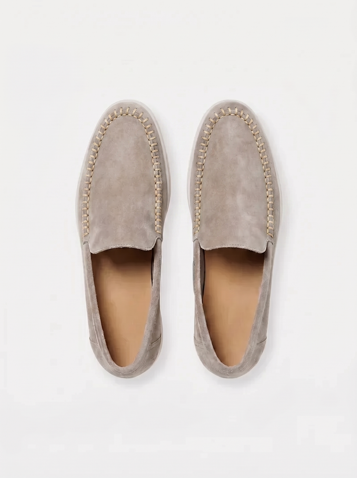 Light Grey Venetto Loafers
