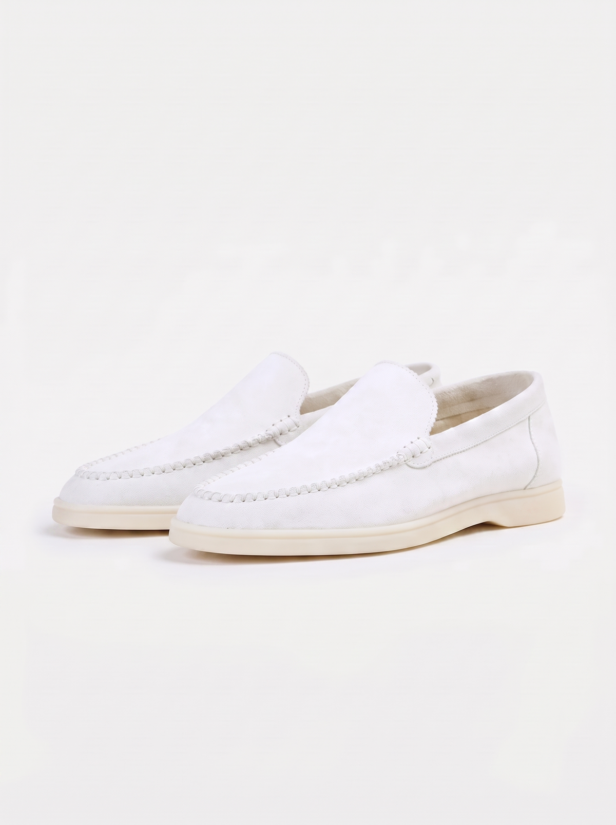 White Venetto Loafers