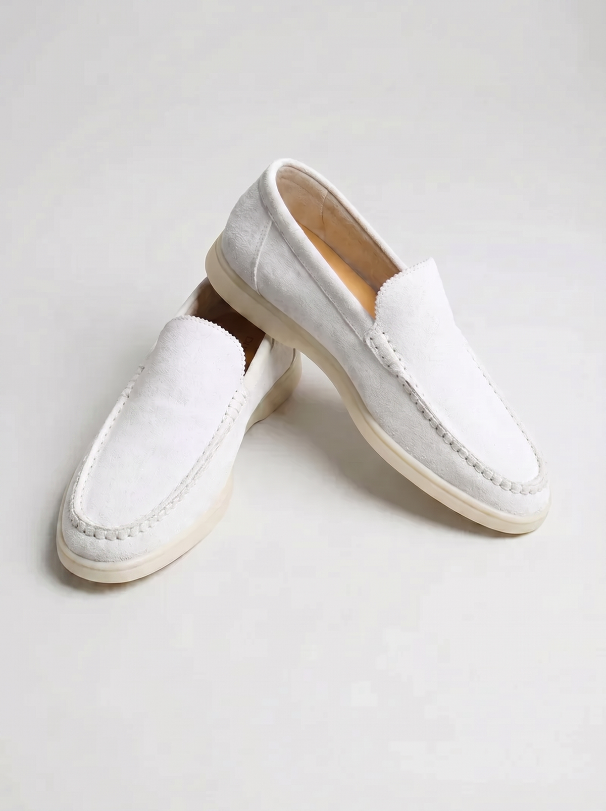 White Venetto Loafers