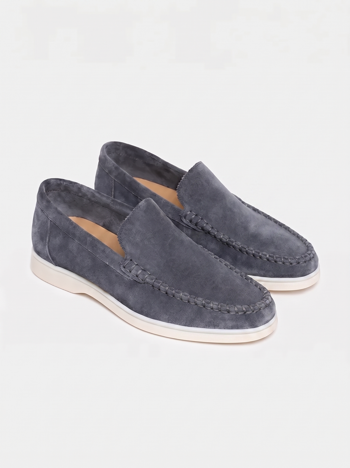 Steel Blue Venetto Loafers
