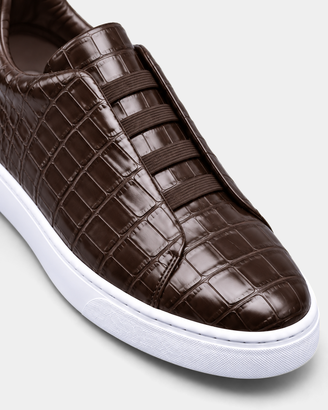 Brown Praiano Crocodile