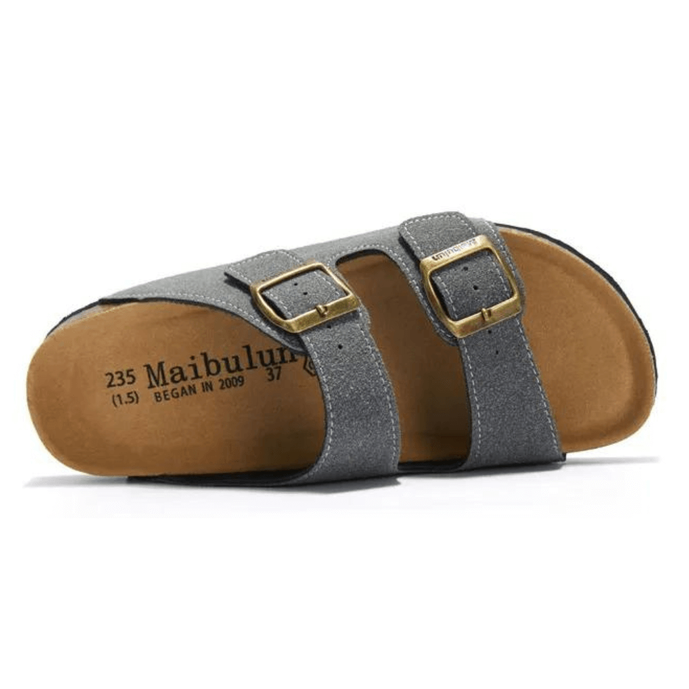 Maibulun Suede Sandals - Gray