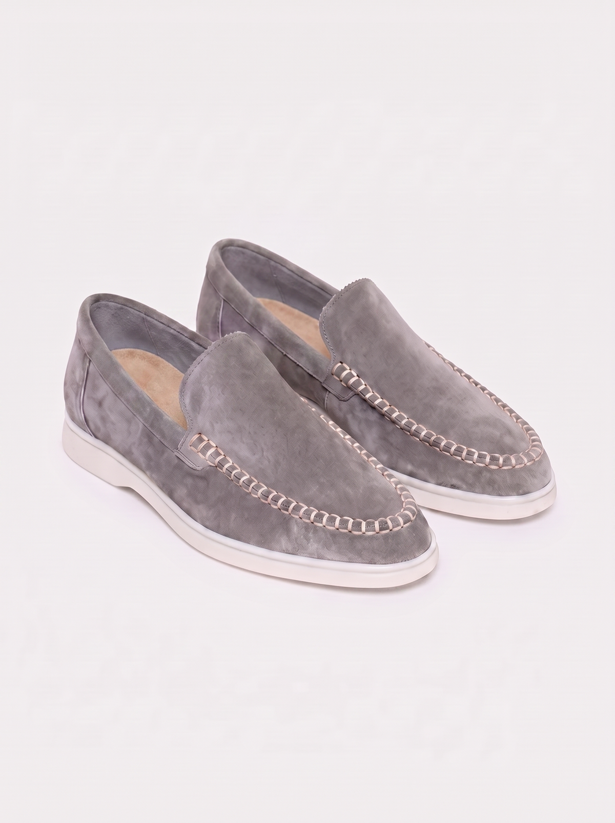 Grey Venetto Loafers