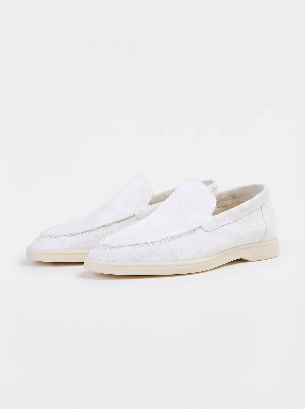 White Torino Loafers