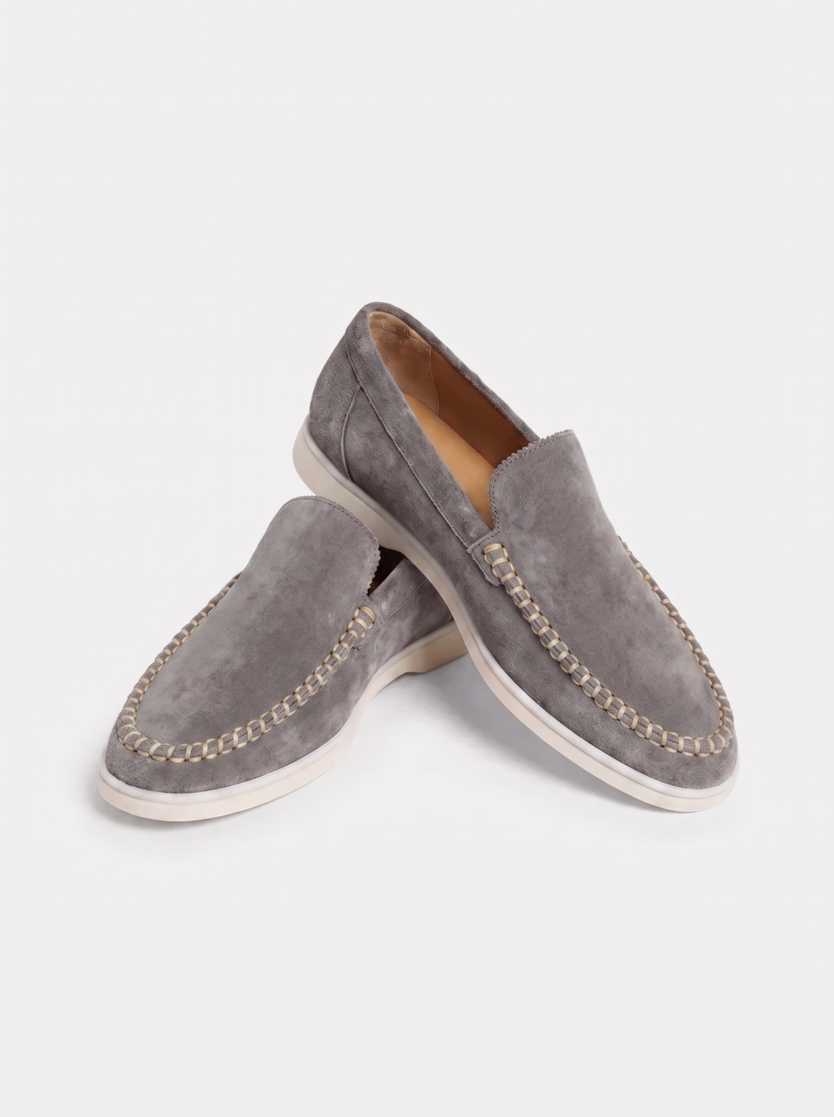 Grey Venetto Loafers