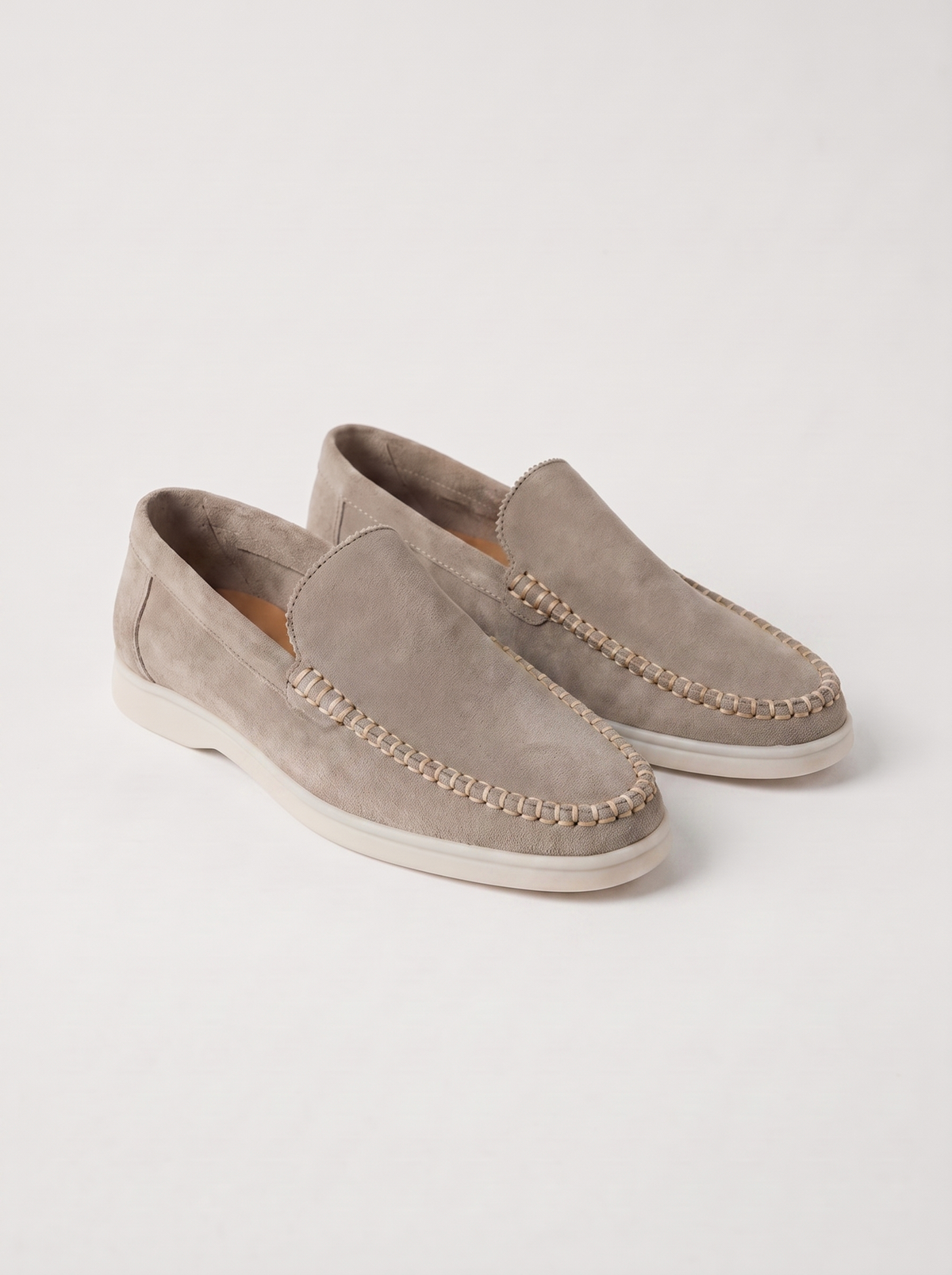 Light Grey Venetto Loafers