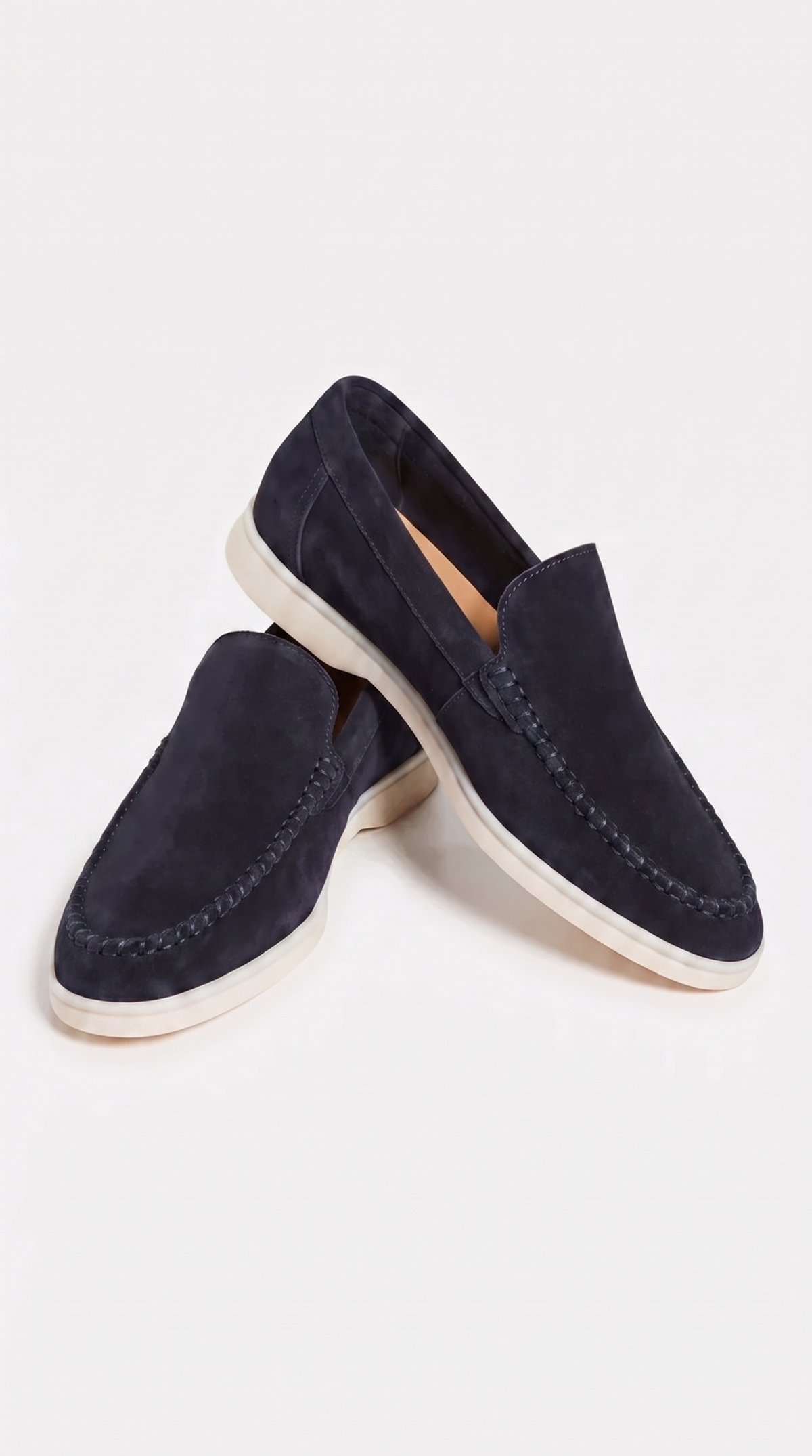 Navy Venetto Loafers