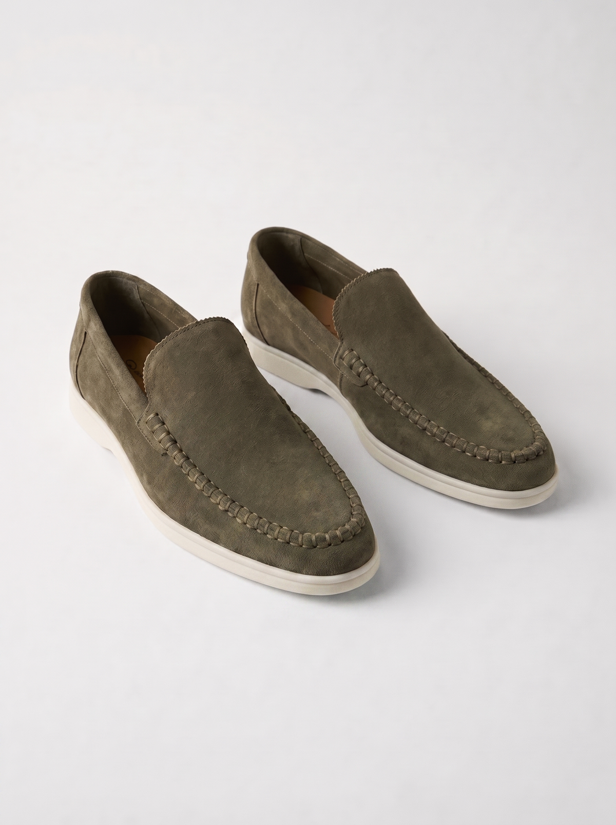 Olive Venetto Loafers