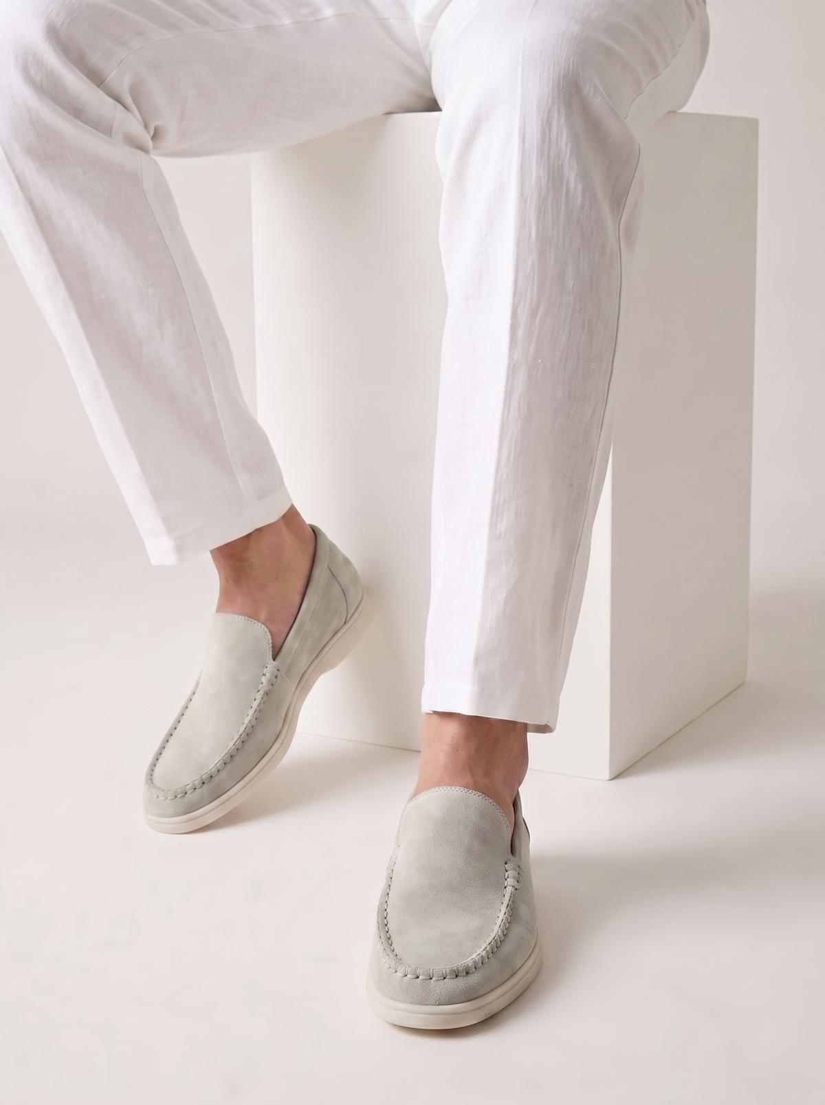 Leisure Green Venetto Loafers