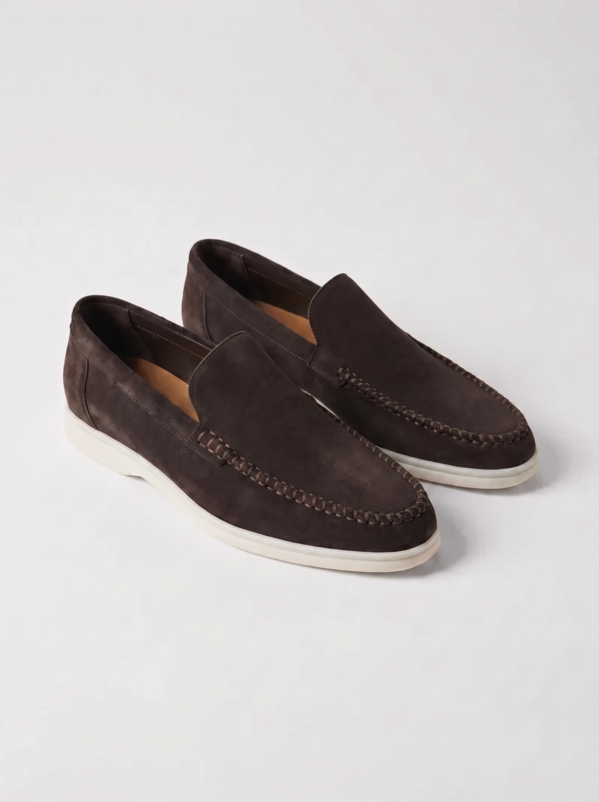 Warm Grey Venetto Loafers