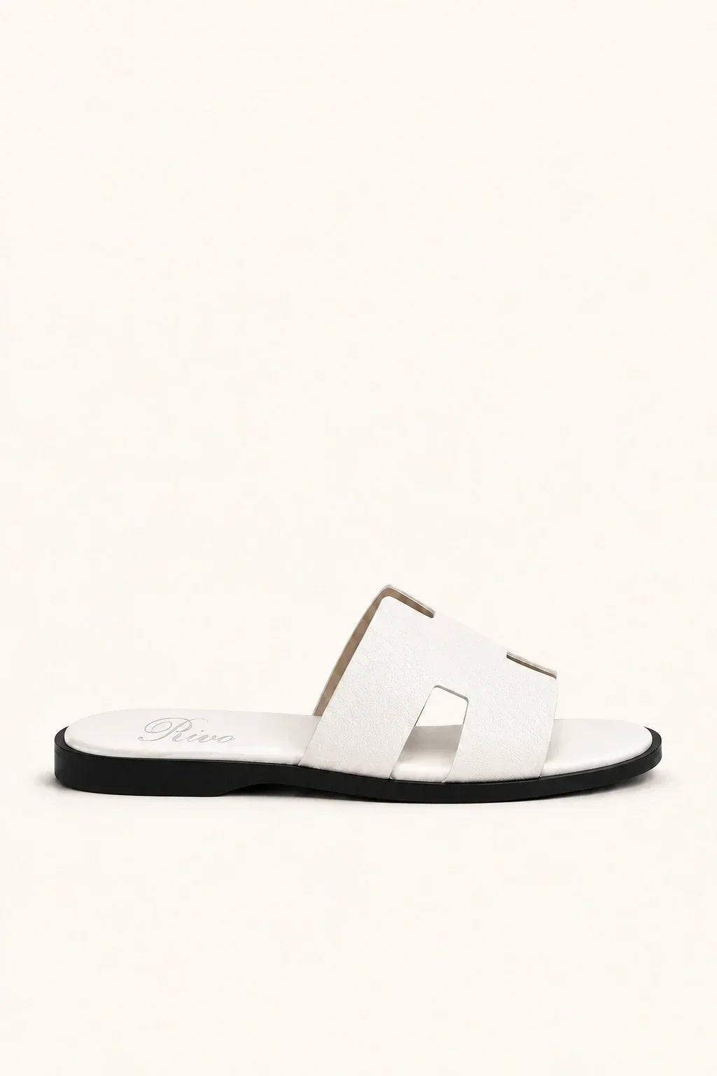 Positano Leather Sandal White